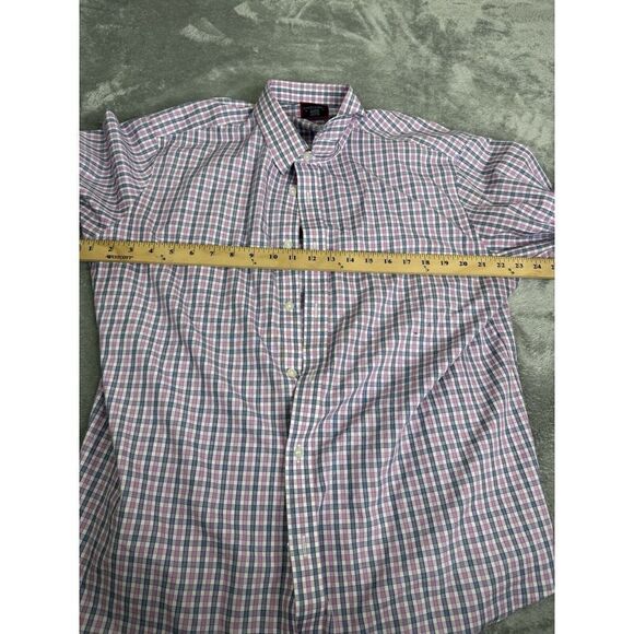 UNTUCKit Wrinkle Free Long Sleeve Button Down Shirt Men's Size XL Pink - Picture 5 of 8